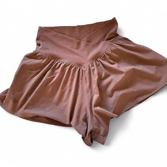 brown aerie shorts size small - Picture 2 of 4